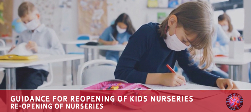 Guidance for Reopening of Kids Nurseries